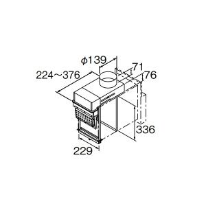 三菱（MITSUBISHI） WD-121BZMD5 バス乾燥暖房換気システム 浴室暖房機