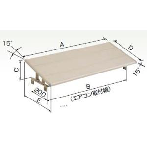 ダイキン（DAIKIN） エコキュート部材 K-KP6G2 壁面用防雪屋根 アルミ