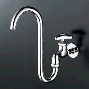 KVK スワン型水栓 K3SD（ビスドメ）|水道用品 水栓 水栓金具