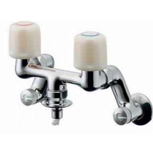 水栓金具 カクダイ　127-303　洗濯機用混合栓(ストッパーつき) [□]