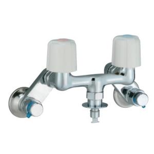 水栓金具 KVK　KM33WUK　吸気弁付洗濯機用混合栓