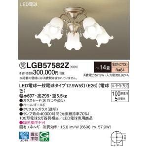 Panasonic（パナソニック） シャンデリア 電球色 LGB57522K【北海道