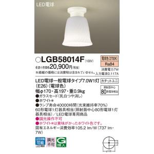 Panasonic（パナソニック） LGB58013F 小型シーリングライト 電球色