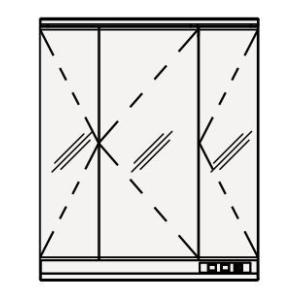 クリナップ ミラーキャビネット　M-753NFNE　FANCIO(ファンシオ) 間口75cm 3面鏡...