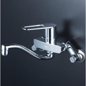 KVK シャワー混合栓 温度調整機能付き カクダイ（KAKUDAI） 水栓金具 192-027 シングルレバー混合栓(壁付