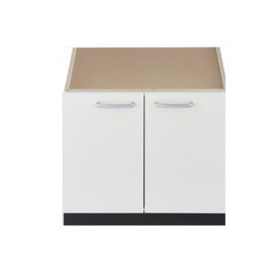 ノーリツ（NORITZ） ビルトインコンロ 専用キャビネット（ホワイト