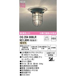 オーデリック　OG254608LR(ランプ別梱)　ブラケットライト 非調光 LEDランプ 電球色 防雨型 チャコールグレー｜coordiroom