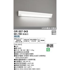 オーデリック　OR037043　非常灯・誘導灯 LED一体型 昼白色 直付型 ホワイト｜coordiroom