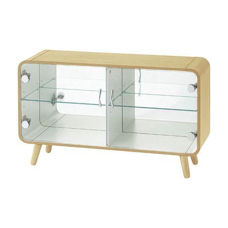 東谷 PT-613NA コレクションシェルフ ロータイプ W79.5×D27×H46cm [♪]