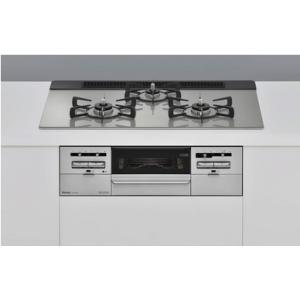 クリナップ ビルトインコンロ ZGAZZ3A12AZW-C グリルレスホーロー
