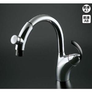 TOTO キッチン用水栓金具 TKN34PBTA シングル混合水栓 台付き(1穴