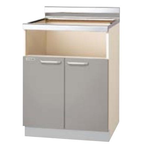 クリナップ　TTG-60KHGN　ビルトインコンロキャビネット 底板ステンレス無し 配管スペース付き...