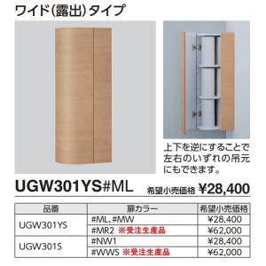 【未使用品】TOTO 収納ウォールキャビネット　扉カラーブラウン　UGW101S 未使用品】TOTO 収納ウォールキャビネット 扉カラーブラウン