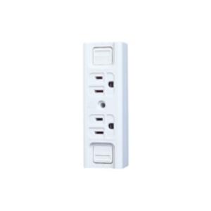 Panasonic（パナソニック） 電設資材 WK1512SWK 接地15A露出ダブル