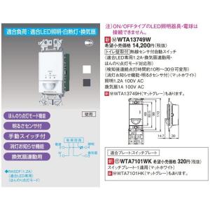 Panasonic（パナソニック） 電設資材 WTK18115WK センサ付配線器具