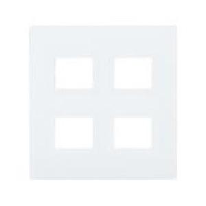 電設資材 パナソニック　WTL7004WK　アドバンスシリーズ コンセントプレート4コ用(2コ+2コ...