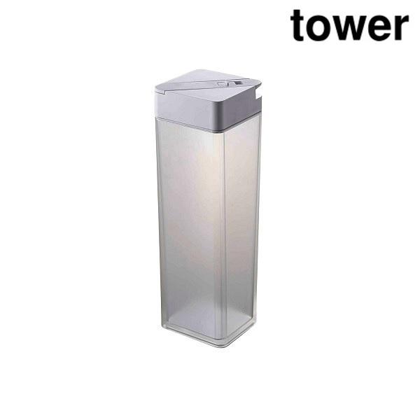 山崎実業 5724 倒して置ける冷水筒 タワー ホワイト