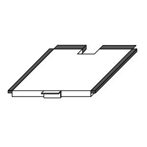 クリナップ 部材【ZKS060BC-M】IHクッキングヒーター用仕切板〔FA〕 クリナップ ZKS060BC-M IHクッキングヒーター用仕切板