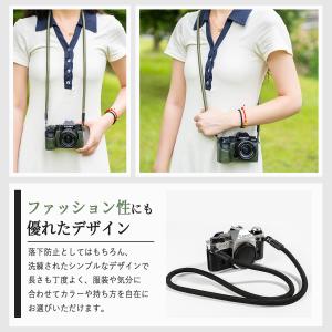 カメラストラップ おしゃれ 斜め掛け ロープ ...の詳細画像3