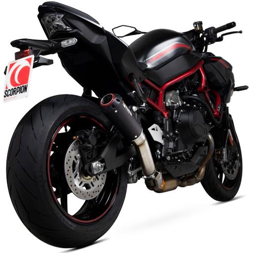 KAWASAKI カワサキ ZH2  スリップオン RED POWER 【SCORPION】（スコー...