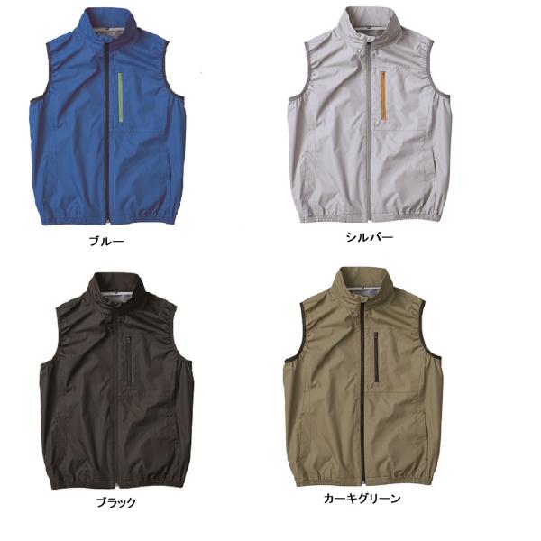 空調服 R　KU92140  ポリエステル製 遮熱 タチエリ ベスト　服のみ