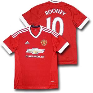 15-16 マンU ルーニー#10 ユニフォーム O マンチェスターユナイテッド サッカーユニフォーム メンズ SIZE O