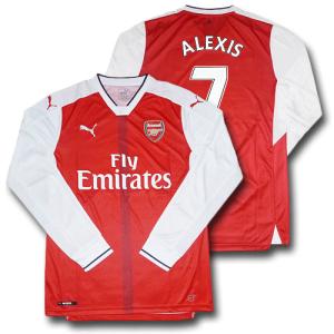 アーセナル 2016/17 ホームユニフォーム サンチェス PUMA（プーマ） <プーマ>2016/17アーセナル ホーム #7・アレクシス