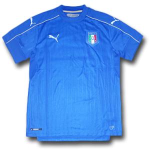 &lt;プーマ&gt;2016/18イタリア代表　ホーム　半袖ユニフォーム