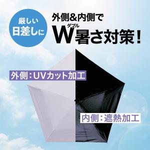 日傘 折りたたみ傘 折りたたみ 99g メンズ...の詳細画像5