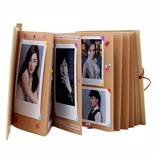 アルバム 手作り A4 台紙 スクラップアルバム 蛇腹 アコーディオン式 コーナーシール付き