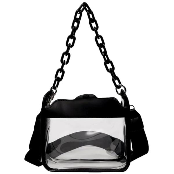 痛バッグ 小さめ 痛バ ぬいポーチ クリアバッグ ショルダー 透明 ミニ