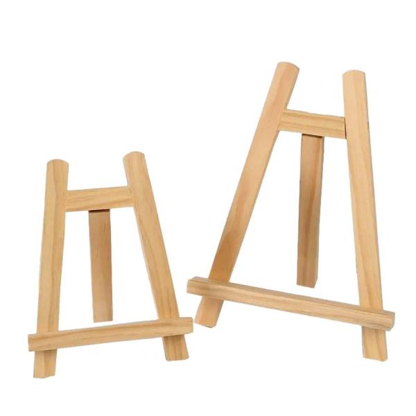イーゼル 卓上 木製 イーゼルスタンド 絵画 スタンド 折り畳み ミニ 2個セット (2サイズ)