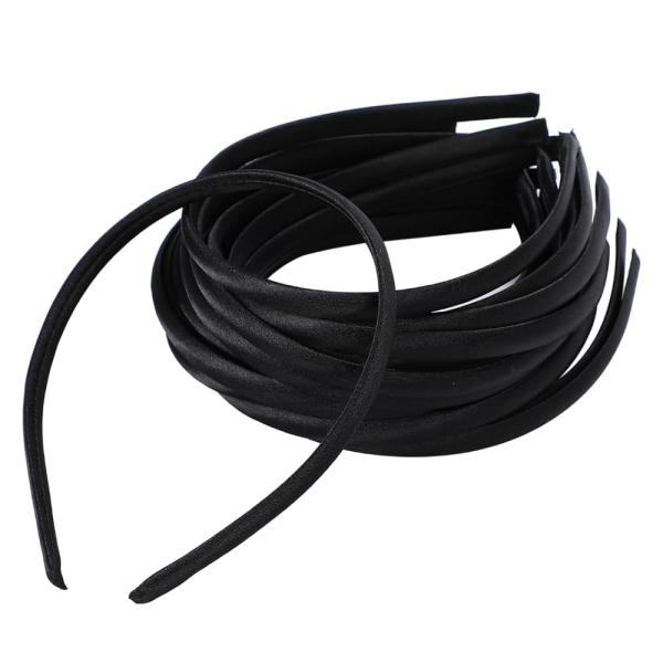 カチューシャ ハンドメイド 手作り 土台 子ども サテン 20本 幅10mm