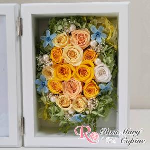 【b16】母の日☆敬老の日☆結婚式☆フラワーフォトフレーム☆プリザーブドフラワー 楽天市場】【最短翌日☆14時〆】敬老の日 プリザーブドフラワー