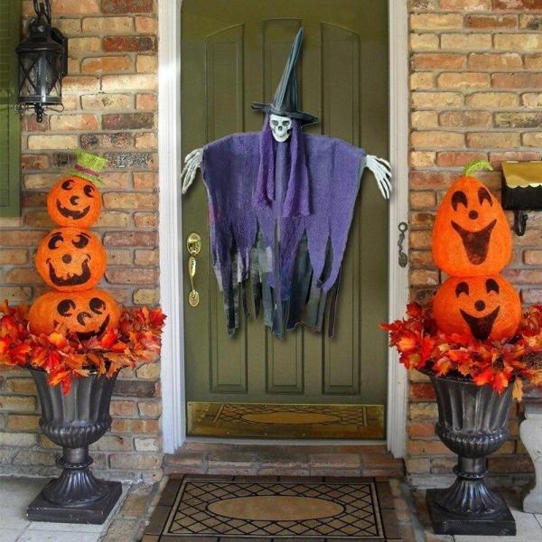 ハロウィン 吊り下げ ゴースト ガイコツハンギング ドア オーナメント パーティ