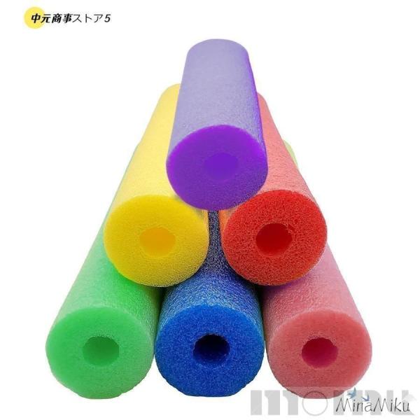 プールヌードルフォーム 浮力スティック 水泳スティック 浮き棒 ウォーターフロート スポンジ棒 フロ...