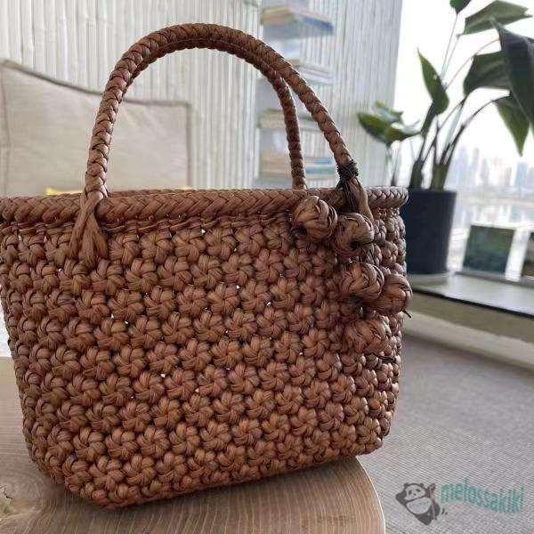 かごバッグ 浴衣バッグ 中 横長 六角花編み 浴衣 かごバッグ かご バッグ カゴ バッグ 籠 レデ...