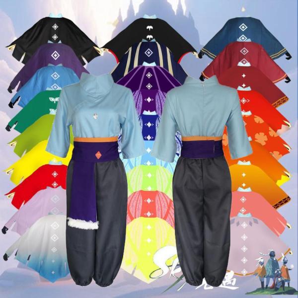 激安!! Sky 星を紡ぐ子どもたち 白鳥 光の子 風 コスプレ衣装 マント コスチューム ハロウィ...