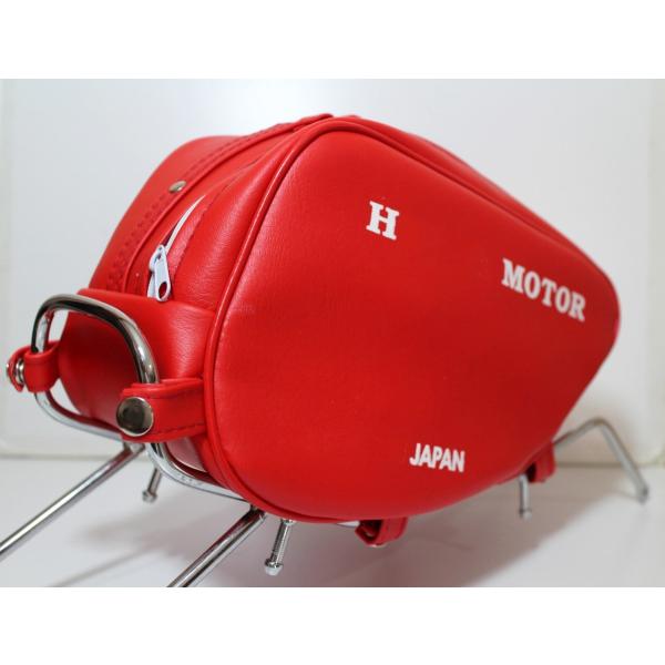 HONDA ホンダ スーパーカブ C50 C65 C70 C90 朱赤色 レッグシールドバッグ HO...