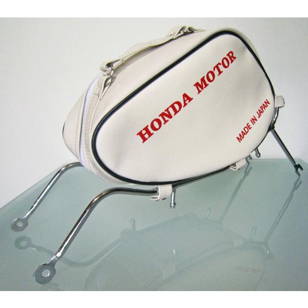 HONDA ホンダ スーパーカブ C50 C65 C70 C90 黒パイピング レッグシールドバッグ...