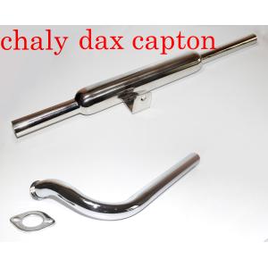 モンキー　ステンレスワンオフメガホンマフラー　ダックスシャリーカブ 新品GP ステンレス カスタム マフラー モンキー DAX シャリー