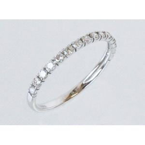 ダイヤモンド リング Pt900 指輪 プラチナ 細め 0.3ct ハーフ 
