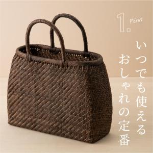 かごや くるみ籠 黒 丸 中 極細 HA-31...の詳細画像2