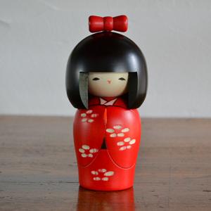 こけし 藤川正衛 紅椿大 KOKESHI JAPAN 内閣総理大臣賞受賞作者 創作