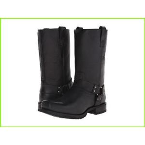 Frye Heath Studded Harness フライ 商舗 Boots Vintage Men Black メンズ Leather