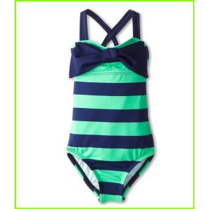 Splendid Littles Marcel Stripe One Piece Little Kids Splendid Littles One Piece Swimsuits Women レディース Green