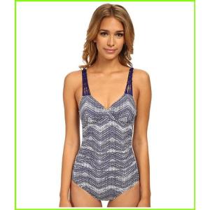 Badgley Mischka Gisele Shirred 通販 激安 Mio W Macrame Trim バッジェリー One レディース ミシュカ Multi Women Piece Swimsuits