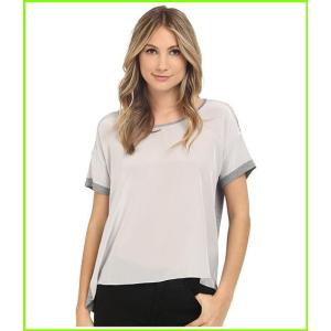 Heather Silk Front Tee T Women Heather Shirts レディース Grey お得