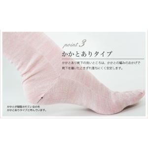 絹屋/重ね履き用 シルク5本指靴下 冷えとり重...の詳細画像2