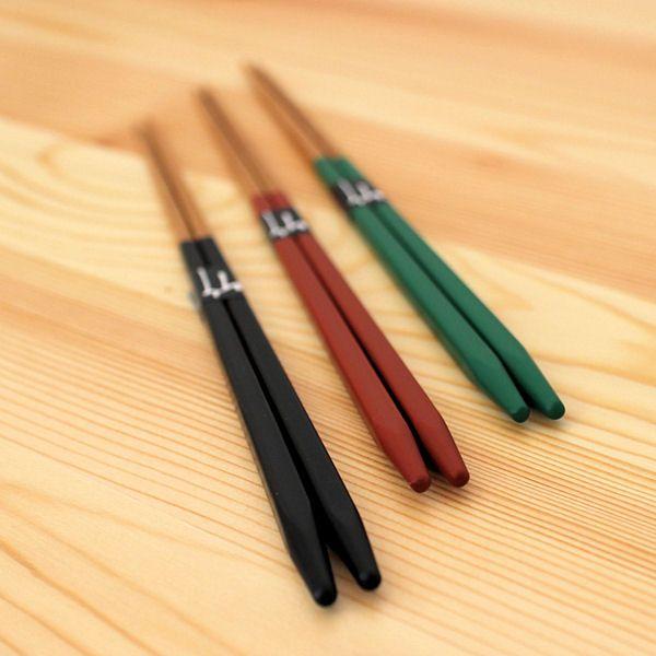 大分の竹箸　スス細箸 23cm